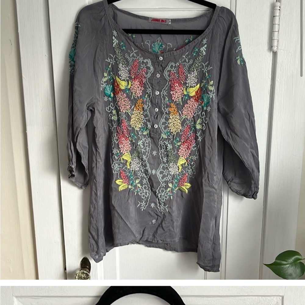 Johnny Was Embroidered Tunic